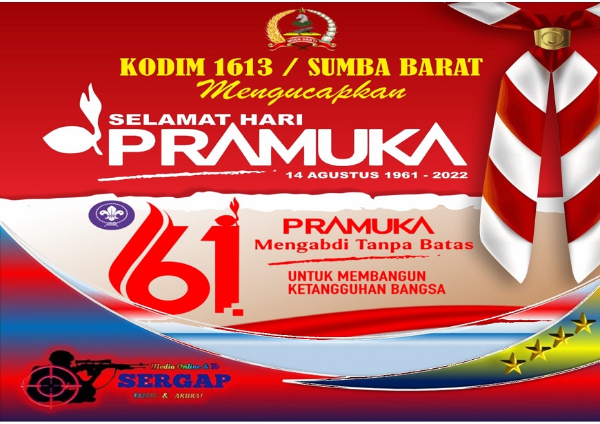 Wejangan Dandim 1613/Sumba Barat Pada Malam Peringatan Hari Pramuka Ke 61