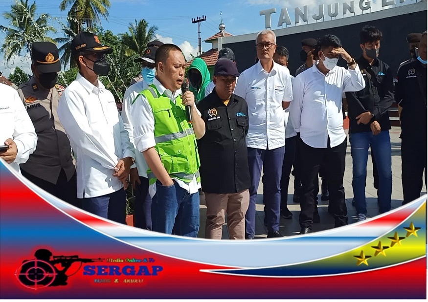 PWI Muara Enim Gelar Aksi Damai Ke PTBA,Imbas 12 Wartawan Dilarang Meliput dan Diintimidasi