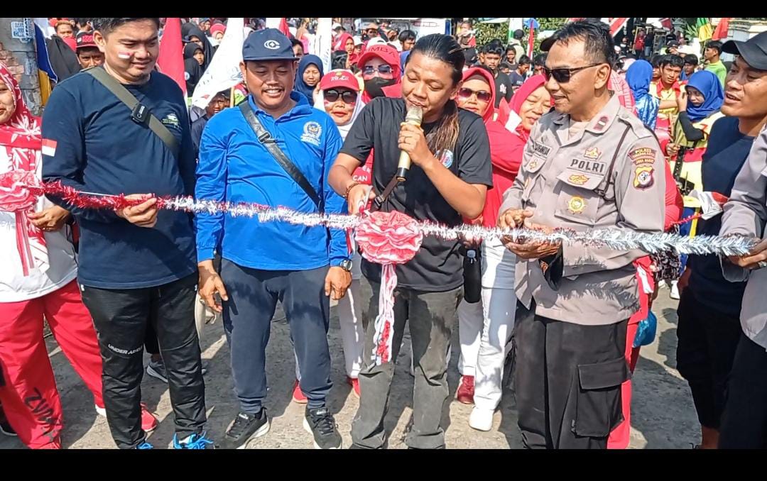 4.000 Warga Desa Surakarta Ikuti Jalan Sehat Bareng Jondol Biru