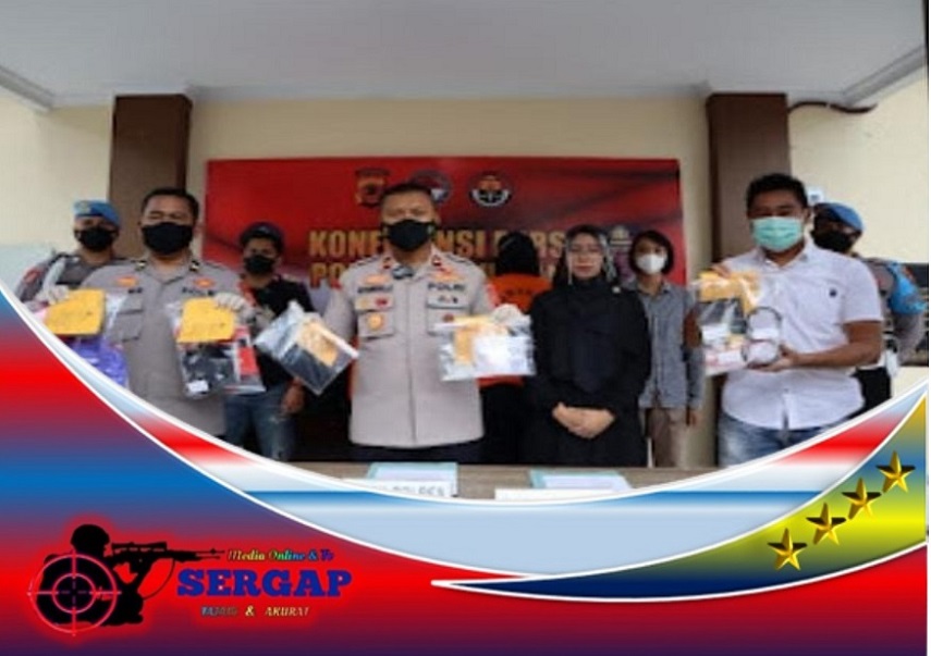 Tim Satresnarkoba Polres Kuningan Ringkus Pasangan Suami Istri Terduga Pengedar Sabu