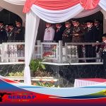 Dandim 0607/Kota Sukabumi Ikuti Upacara HUT ke-77 Kemerdekaan Republik Indonesia Tingkat Kota Sukabumi Tahun 2022