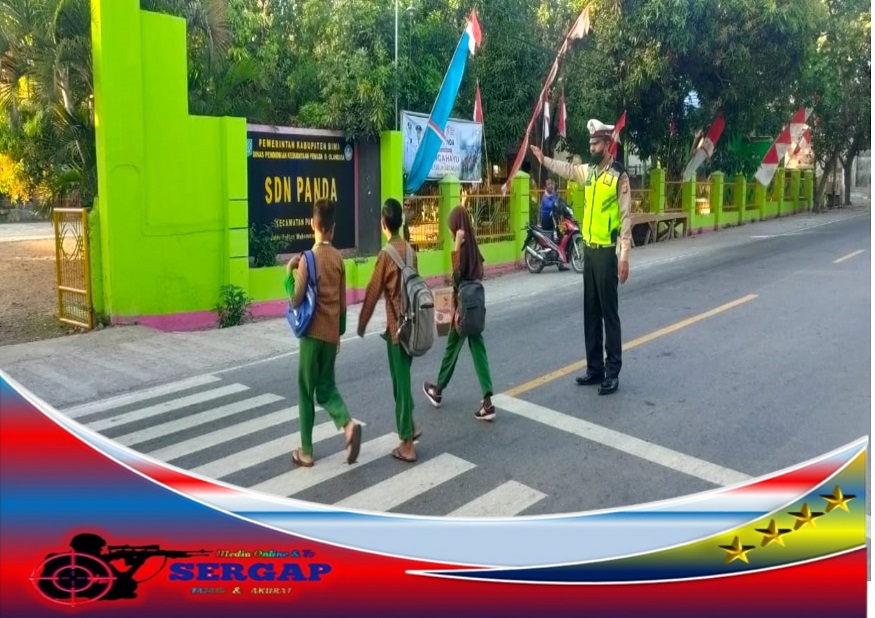 Ciptakan Kamseltipcar Lantas, Sat Lantas Polres Bima Rutin Gelar Kegiatan Rawan Pagi