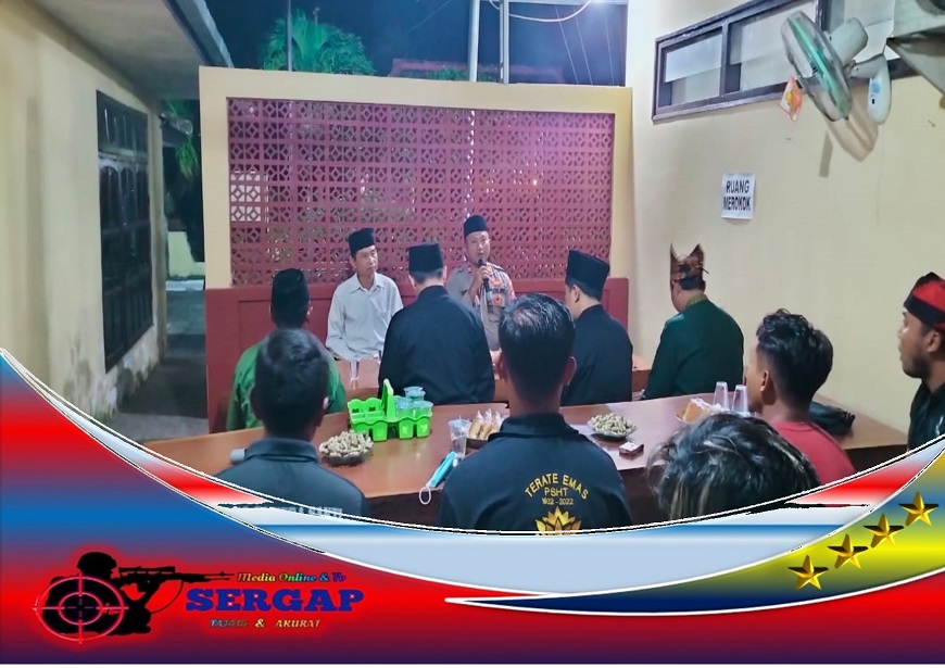 Polsek Tegaldlimo Gelar Deklarasi dan Silaturahmi Bersama Seluruh Perguruan Silat di Kecamatan Tegaldlimo