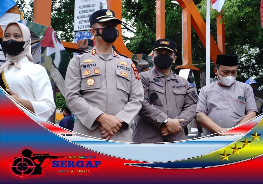 Gerakan Nasional 10 Juta Bendera dalam Rangka Menyambut HUT Kemerdekaan RI ke-77 Tingkat Kota Banjar