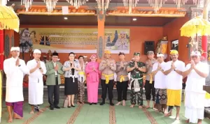 Kapolres Lombok Tengah Resmikan Pura Buana Nata Polres Lombok Tengah