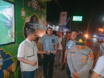 Kapolres Loteng Bersama Wakapolres Serta PJU Lakukan Pengecekan Pos Pam