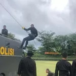 Menghadapi Tahun Politik 2024, Satuan Brimobda NTB Gelar Latihan Sispamkota