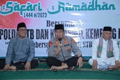 Pesan NTB Gemilang Jadi Tema Safari Ramadhan Keliling Kapolda dan Kakanwil Kemenag NTB