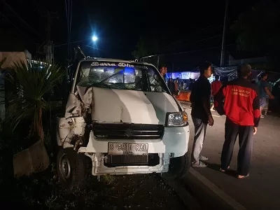 Polres KSB, Pengaruh Alkohol Pengemudi Pick Up Menabrak Pengendara Bermotor di Desa Tapir