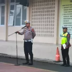 Satlantas Polres Cimahi Cek Kesiapan Anggota Dalam Ops Ketupat Lebaran Lodaya 2023