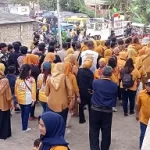 750 Orang Bacaleg Partai Hanura Datangi Kantor KPU Kota Cimahi