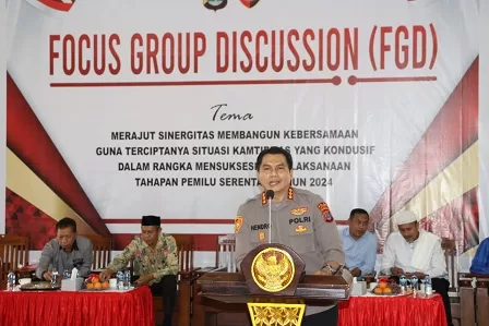 FGD Di Aula Pemda Dompu, Dirintel Polda NTB Paparkan 7 Poin Terkait Pemilu: Medsos, Lebih Rawan Dibanding Media Konservatif