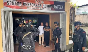 Jelang Pemilu Presiden dan Wapres serta Legislatif, Brimob NTB Gencarkan Patroli Cipta Kondisi