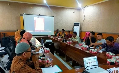 Bhabinkamtibmas Menala Ikuti Rapat Koordinasi Penetapan Tindakan Sanksi