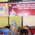 Sambut Hari Bhayangkara Ke-77 Polres Loteng Gelar Donor Darah Massal