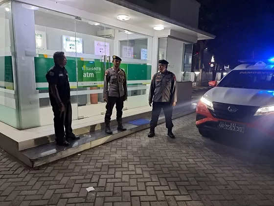 Sat Pam Obvit Polres Lombok Tengah Laksanakan Patroli Obyek Vital