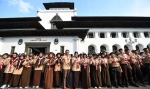 Jambore Pramuka Dunia, Wakili Indonesia Ridwan Kamil Lepas Kepergian Kontingen Jabar