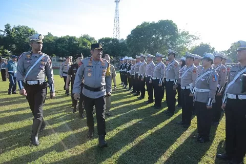 Kapolda NTB Pimpin Apel Gelar Pasukan Ops Patuh Rinjani 2023