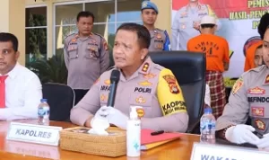 Polres Loteng Lakukan Pemusnahan Barang Bukti Hasil Ungkap Kasus dari April - Juni Tahun 2023