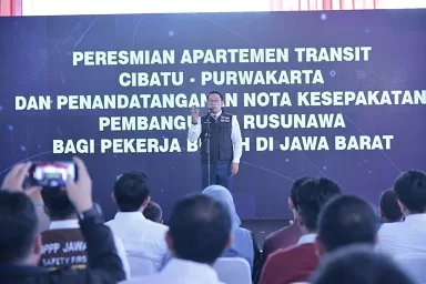 Ridwan Kamil Resmikan Apartemen Transit Bagi masyarakat Berpenghasilan Rendah