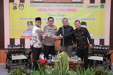 Wujudkan Pesta Demokrasi Bahagia, Kapolda NTB Sebut Komunikasi Kunci Kesuksesan Pemilu