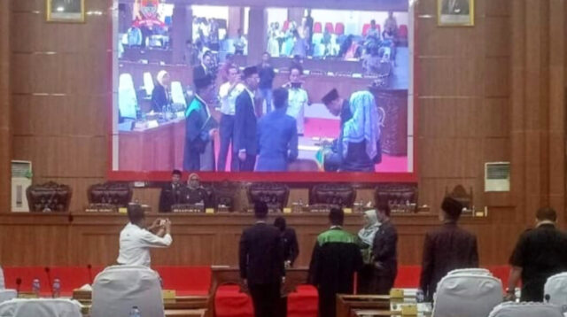DPRD Kabupaten Musi Rawas Melakukan Rapat Paripurna Pergantian Antar Waktu (PAW) Anggota DPRD