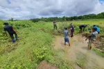 Ketahanan Pangan Bidang Perikanan, Anggota Koramil 1613-01/Loli Buat Kolam Budidaya Ikan Tawar