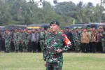 Apel Gelar Pasukan dalam Rangka Persiapan Pengamanan VVIP Kunjungan Presiden RI Ke IKN Nusantara