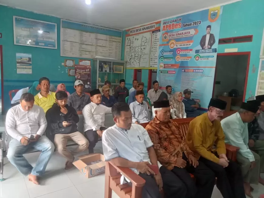 Pemdes Sinar Jaya Melakukan Musdesus Penetapan dan Validasi Penerima BLT DD Tahun 2024