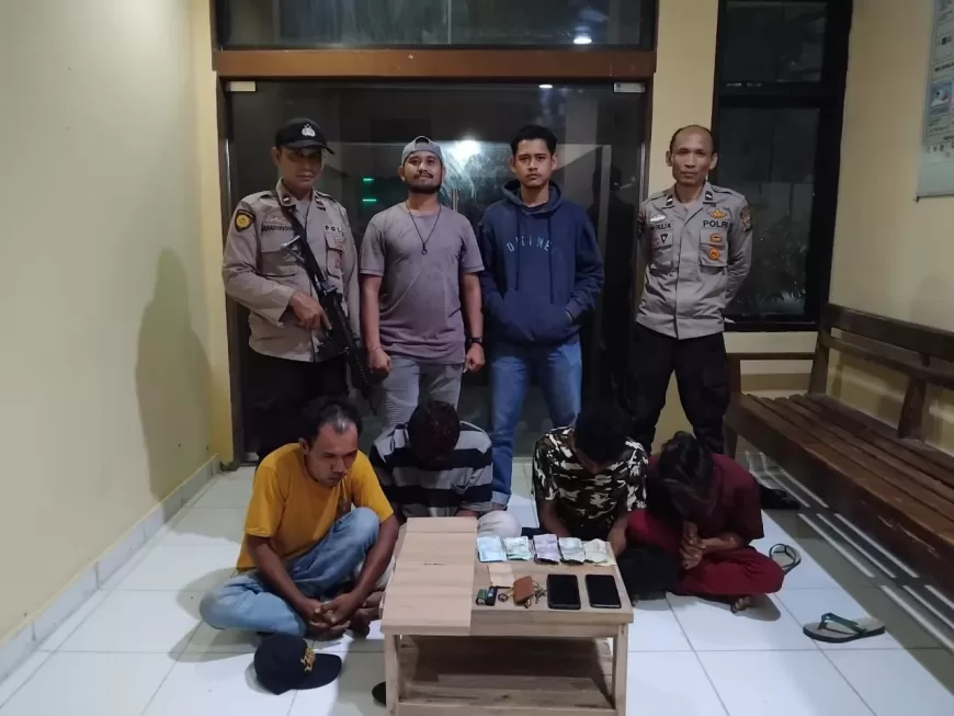 Team Opsnal Polsek Rasanae Barat Kembali Berhasil Mengungkap Judi Online di Kota Bima