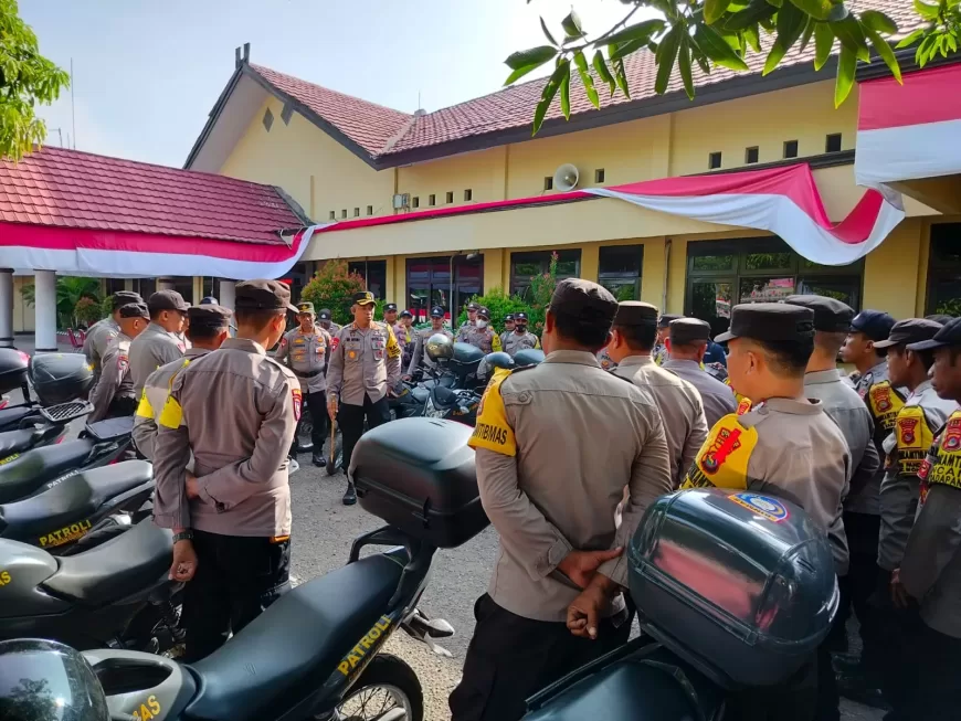 Sat Binmas Polres Bima, Cek Kendaraan Dinas Bhabinkamtibmas Tahapan Pemilu 2024