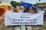 Bukit Asam (PTBA) Beri Bantuan untuk Korban Banjir di Sumsel