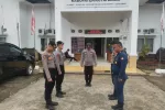 Giat Pengamanan Gudang Logistik KPU Kabupaten Kutai Barat, Oleh Personel Polres Kutai Barat,
