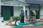 Kasdim 1601/Sumba Timur, Selaku Irup Pimpin Upacra Bendera Hari Senin