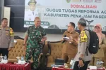 Kapolres Penajam Paser Utara Bersama Forkapimda, Sosialisasikan Reforma Agraria di Tengah Pembangunan Bandara VVIP