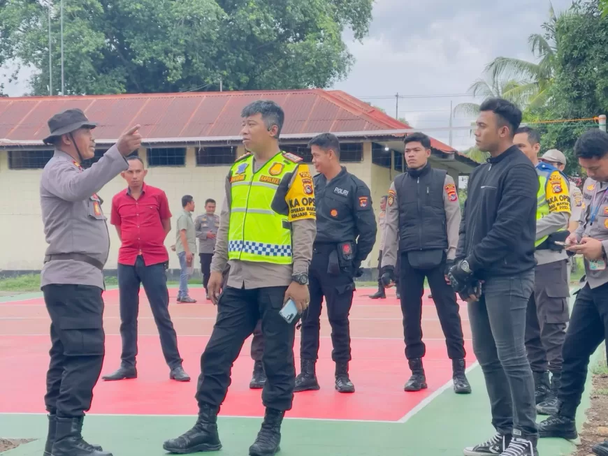 Perdana, Dalam Sehari Kapolres Bima Kunker di Polsek Bolo, Tambora dan Sanggar Pakai Sepeda Motor