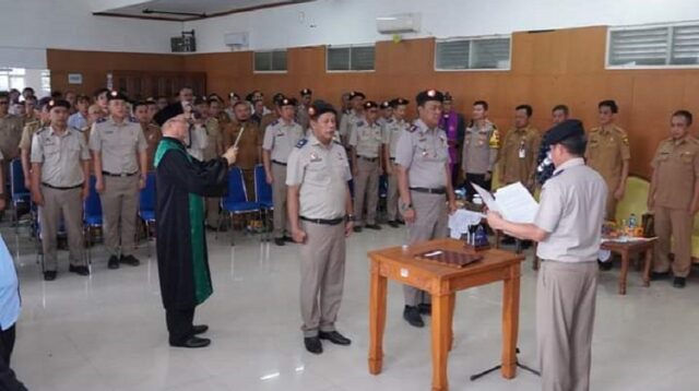 Bupati Kabupaten Sukabumi Menghadiri Acara Pelantikan Panitia Satgas Adminitrasi PTSL
