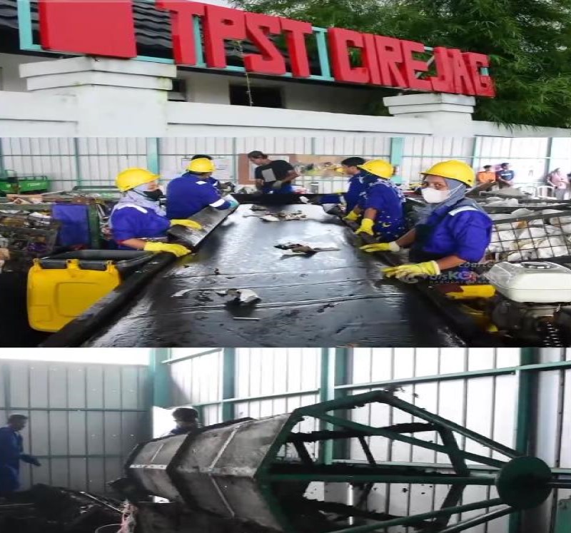 Optimis Pengeloaan Sampah Bernilai Tinggi, Bupati Karawang H. Aep Syaepulah Kunjungi TPST Cirejag