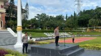 Dalam Rangka Pergeseran Pasukan dan Penebalan PAM TPS di Wilayah Kutim, Polda Kaltim Gelar Apel Pengamanan