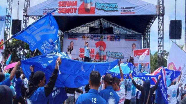 Gerinda dan Partai Koalisi Gelar Kampanye Terbuka, Tema Gemoykan Kokab Sukabumi