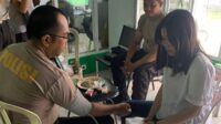 Seluruh Personil Pengamanan PPK Kecamatan Dapat Dukungan Vitamin Dari Dokter Kesehatan Polresta Balikpapan"