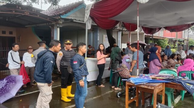 Polres Karawang, Kapolsek Kotabaru Cek Kesiapan Personil Pam TPS