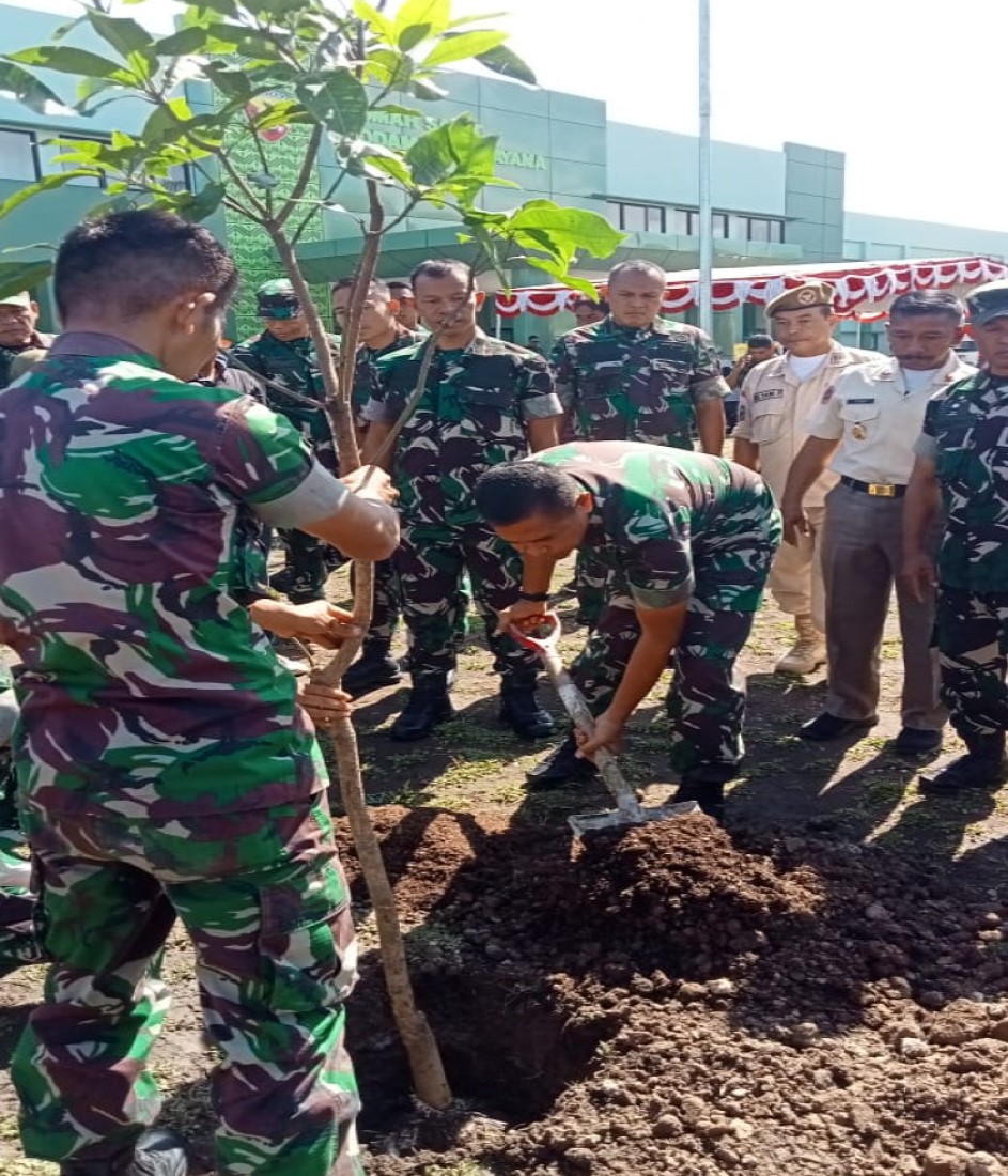 Kunker Pangdam IX/Udayana Meninjau Rumah Sakit TNI Sultan Abdul Kahir II Bima