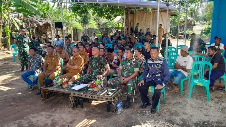 Dandim 1601/Sumba Timur Ikuti Launching Program TNI AD Manunggal Air Secara Virtual