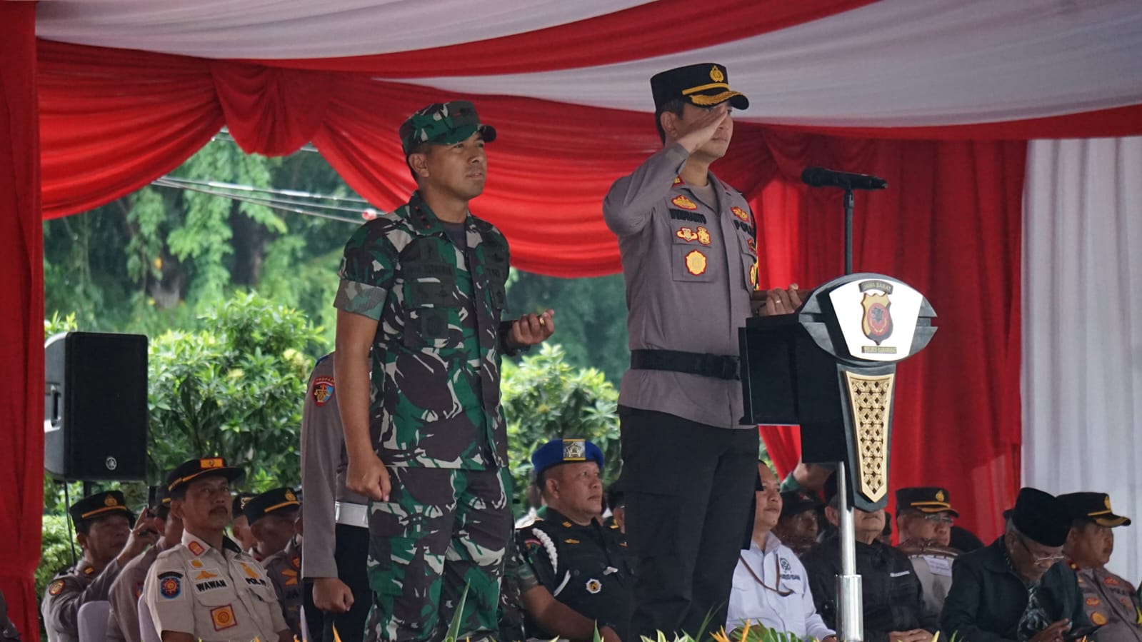 Polres Karawang Gelar Apel Pergeseran Pasukan PAM TPS Pemilu 2024