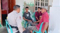 Pasca Pemungutan Suara, Bhabinkamtibmas Polsek Woha Sambangi Warga Bertajuk Jumat Curhat