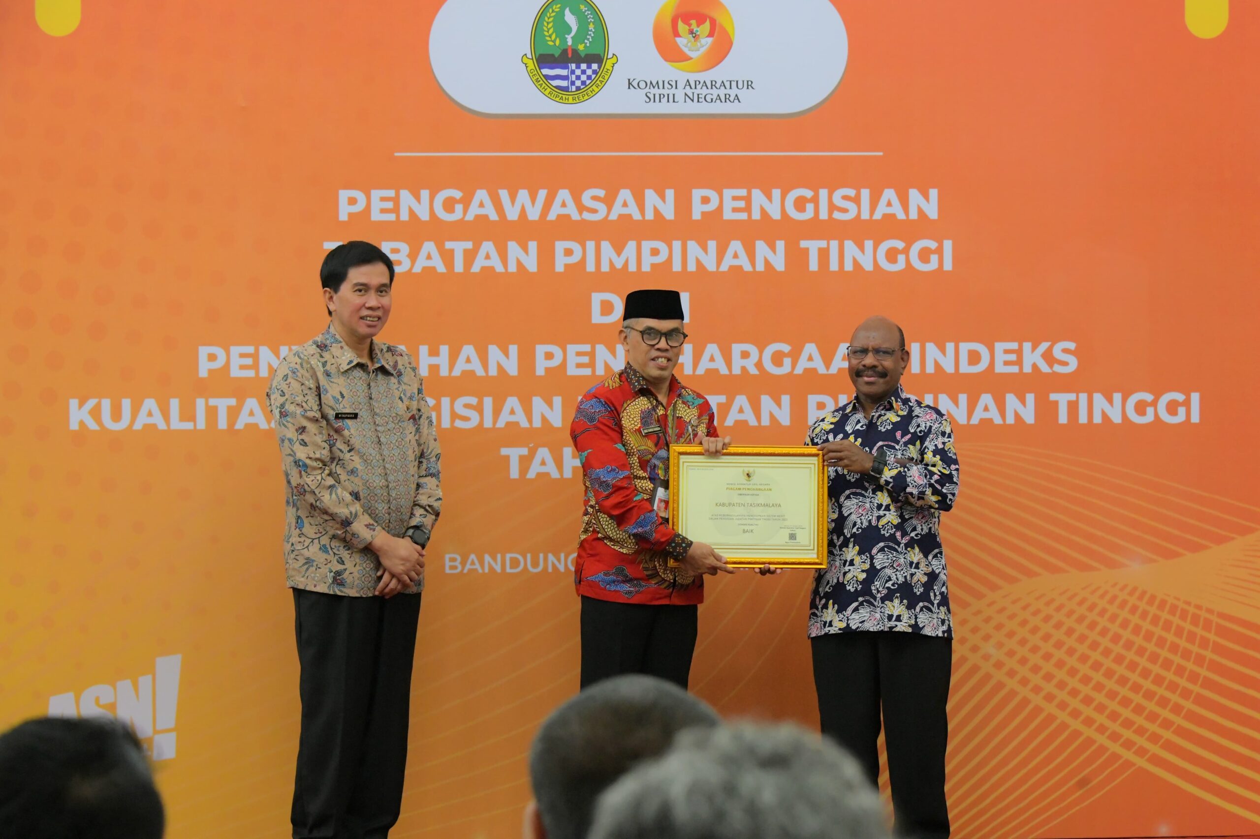 Sistem Merit Pemdaprov Jabar Terdepan Penilaian Sangat Baik dan Tertinggi di Indonesia