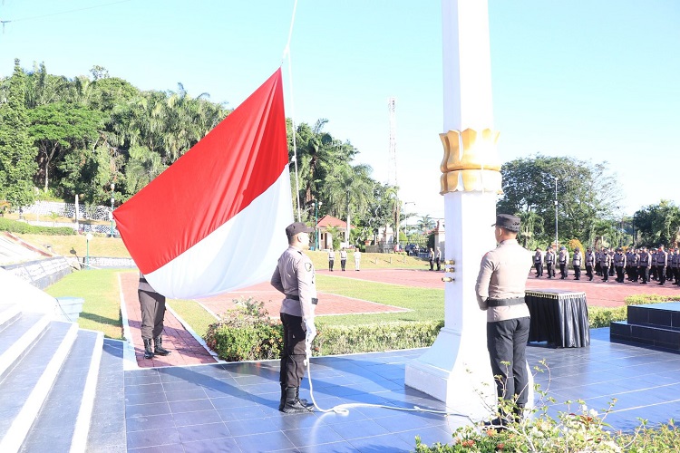 Tanamkan Jiwa Disiplin, Polda Kaltim Gelar Upacara Kesadaran Nasional