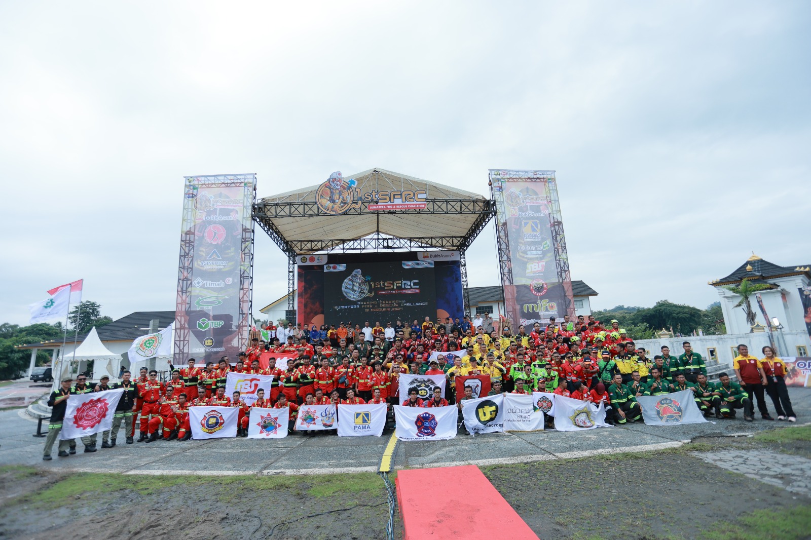 Sumatera Fire & Rescue Challenge 2024 Resmi Dibuka, Bukit Asam (PTBA) Jadi Tuan Rumah