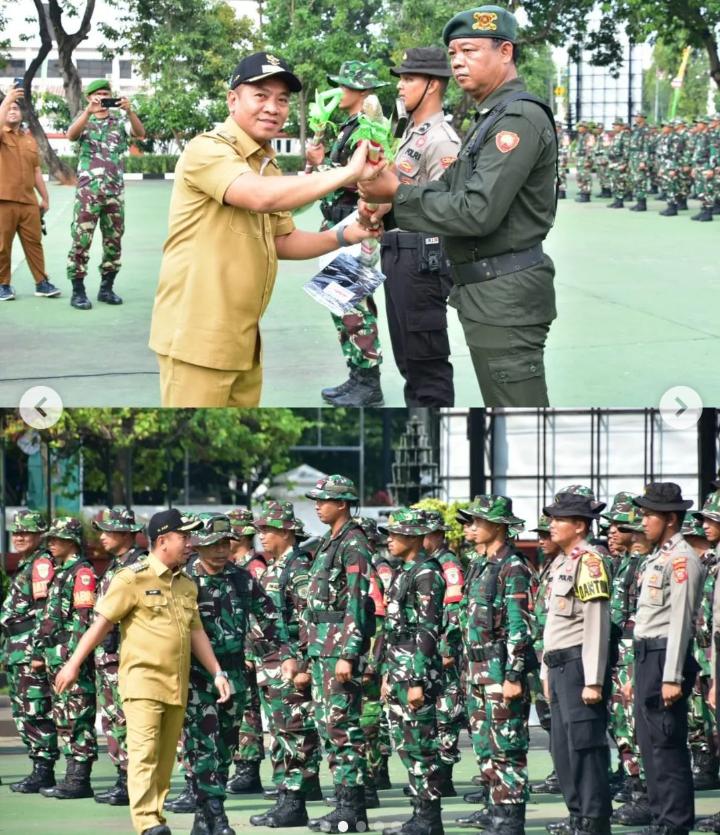 Bupati Aep Buka Kegiatan TMMD Imbangan Tahun 2024